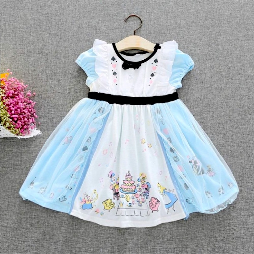Adorable Alice in Wonderland tulle dress